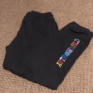 Travis Scott Astroworld Tour merch Sweatpants sz L